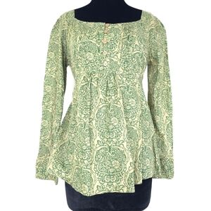 Art and Soul Babydoll Empire Waist Art to wear Blouse S